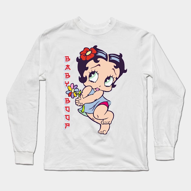 Betty Boop baru 2 Long Sleeve T-Shirt by RyuZen